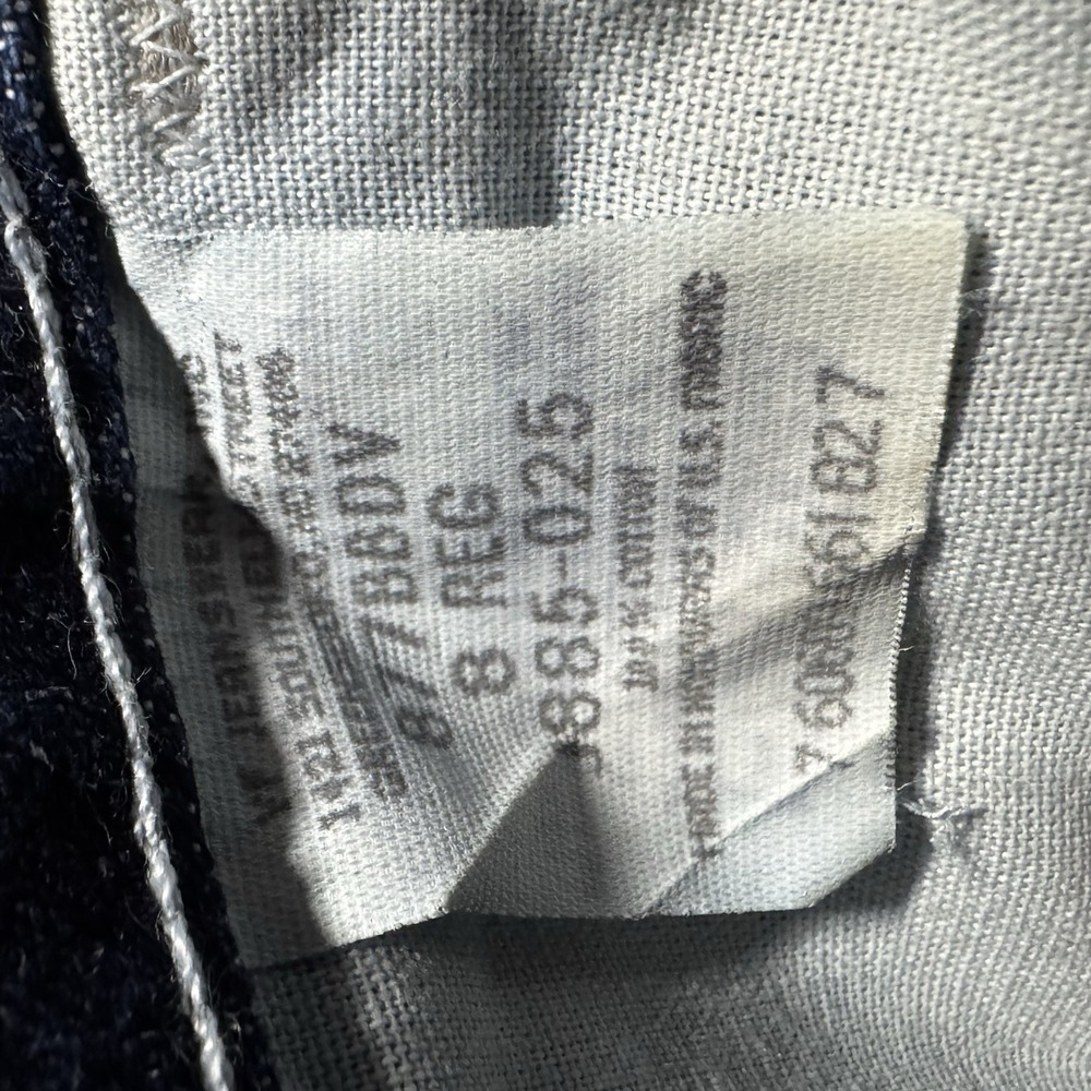 NWT Wrangler Carpenter Jeans Boys Size 8 Regular Wide Leg Dark Wash - Picture 3 of 4
